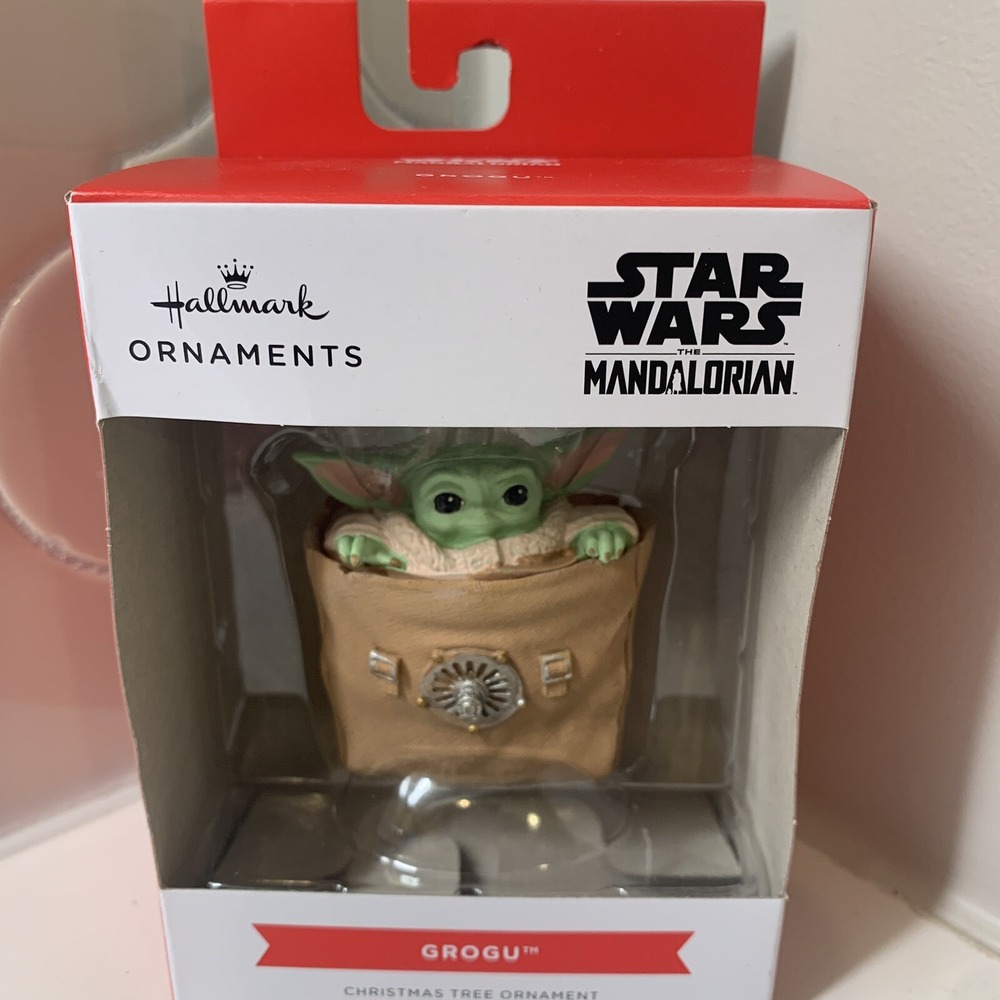 Disney Star Wars Mandalorian The Child Grogu Hallmark 2024 Christmas Ornament